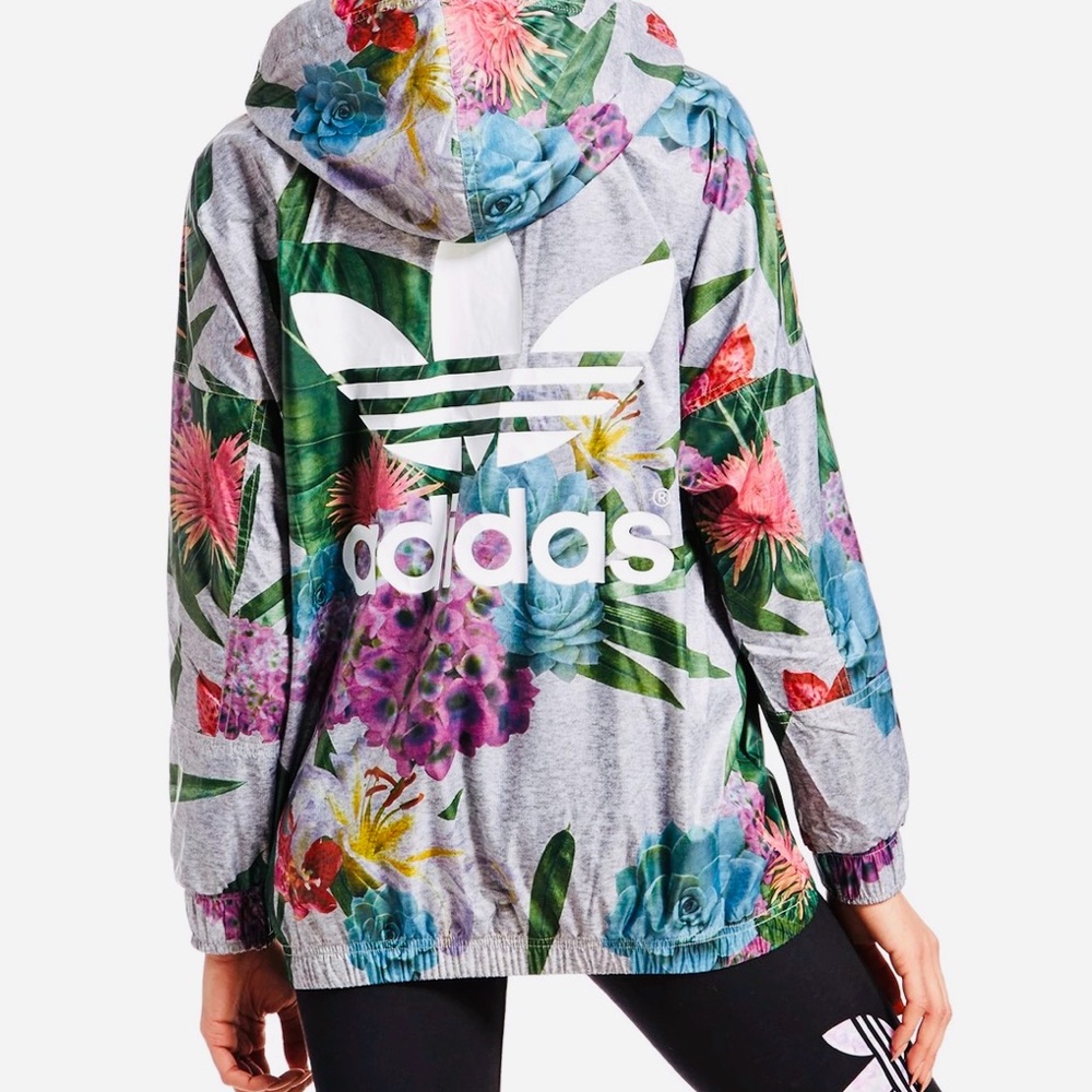 Adidas Women's Vibrant Floral Hoodie